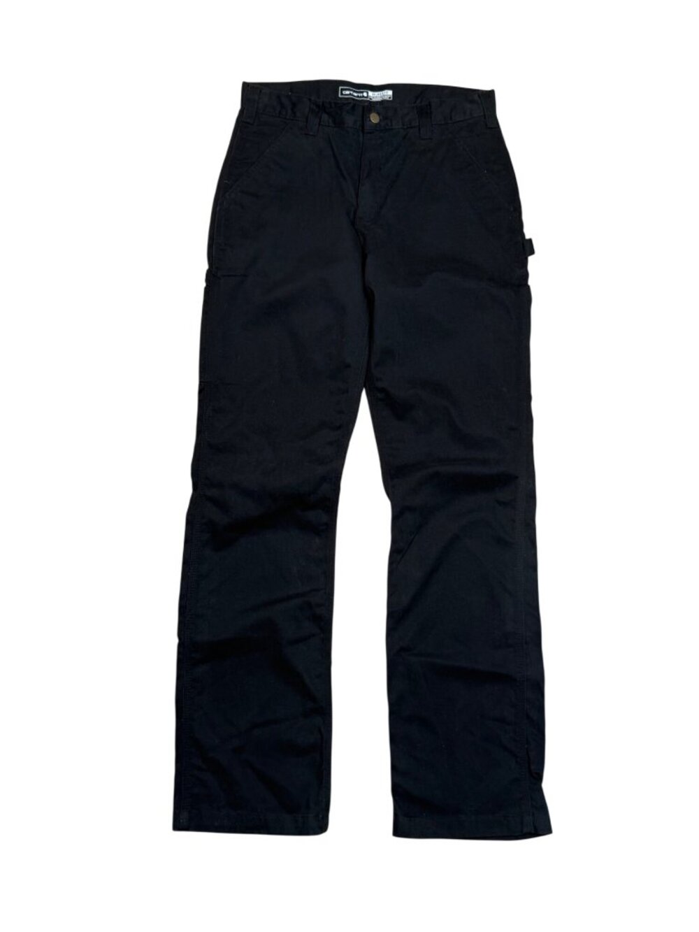 Carhartt Mens Relaxed Fit Utility Work Pants Black 32x34 Cotton Durable Workwear